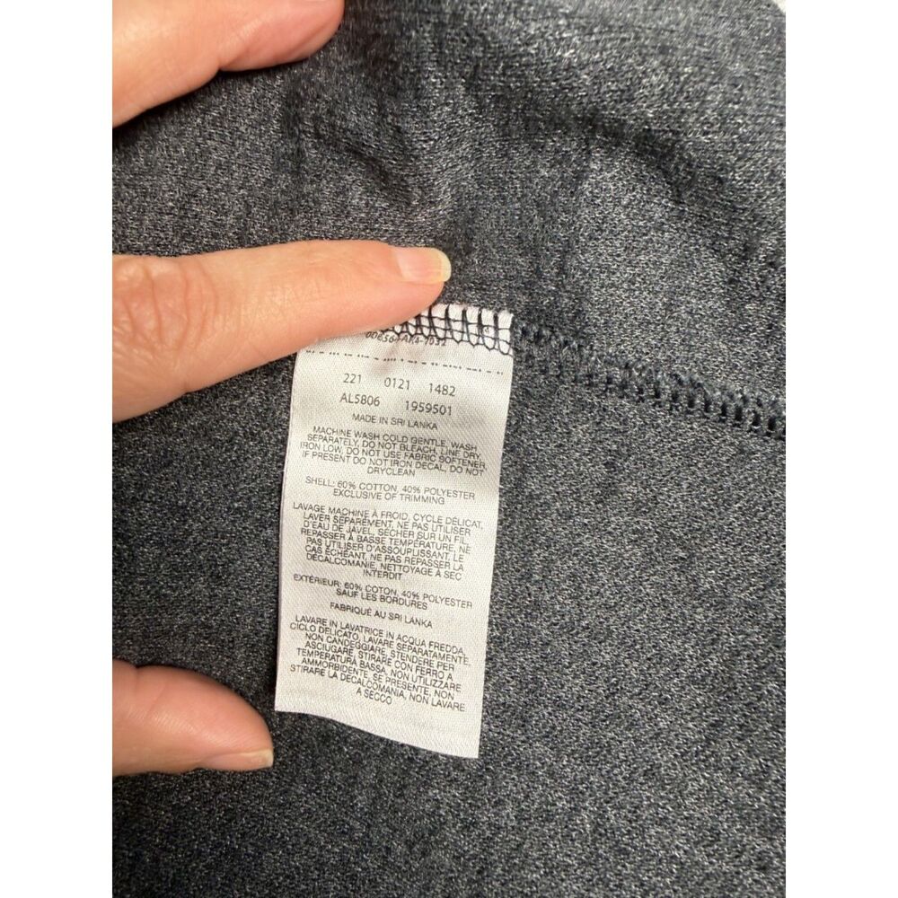 Columbia Women's Dark Gray Thermal V-Neck Long Sleeve Top Size Medium - Picture 3 of 12